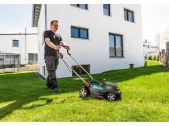 Metabo Rasenmäher|Akku-Rasenmäher RM 36-18 LTX BL 36 inkl. 2 Akkupacks 18V u. 2 Ladegeräte