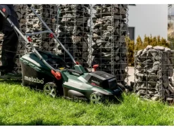 Metabo Rasenmäher|Akku-Rasenmäher RM 36-18 LTX BL 36 inkl. 2 Akkupacks 18V u. 2 Ladegeräte