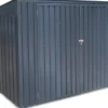 Metall Mülltonnenbox Grau für 3 Mülltonnen 240 Liter 131 cm x 235 cm x 100 cm* Outlet