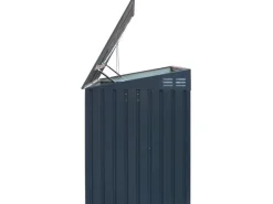 Metall Mülltonnenbox Grau für 3 Mülltonnen 240 Liter 131 cm x 235 cm x 100 cm* Outlet