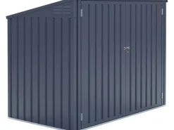 Mülltonnenboxen|Metall Mülltonnenbox Grau für 2 Mülltonnen 240 Liter 131 cm x 172 cm x 100 cm