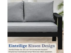 MeXo Aluminium Dining Lounge Outdoor mit Esstisch für 5 Personen* Sale