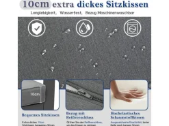 MeXo Aluminium Dining Lounge Outdoor mit Esstisch für 5 Personen* Sale