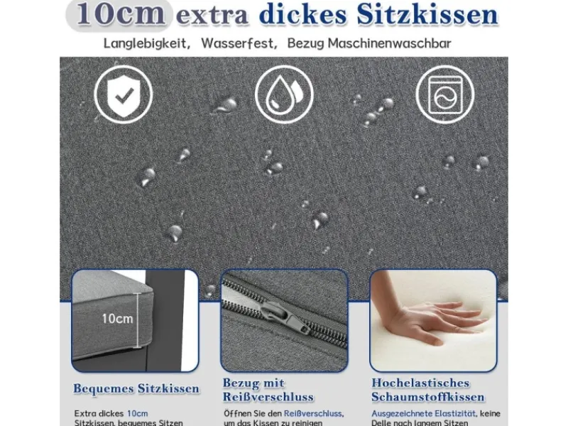 MeXo Aluminium Dining Lounge Outdoor mit Esstisch für 5 Personen* Sale