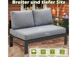 MeXo Aluminium Lounge-Set mit Esstisch für 8 Personen* Online