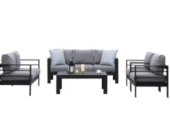 Gartenmöbel-Sets|MeXo Gartenmöbel Set aus Aluminium Loungeset für 7 Personen