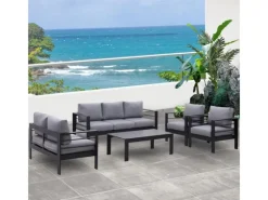 Gartenmöbel-Sets|MeXo Gartenmöbel Set aus Aluminium Loungeset für 7 Personen