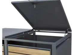 Mülltonnenboxen|Mülltonnenbox 2er Metall 116 x 132 x 80 cm