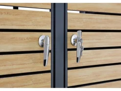 Mülltonnenboxen|Mülltonnenbox 2er Metall 116 x 132 x 80 cm