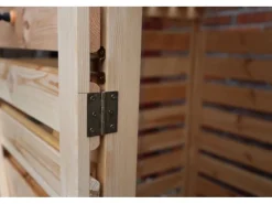 Mülltonnenbox Vario V für 2 Tonnen*Promadino Hot