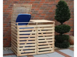 Mülltonnenbox Vario V für 2 Tonnen*Promadino Hot