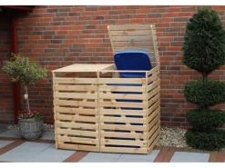 Mülltonnenbox Vario V für 2 Tonnen*Promadino Hot