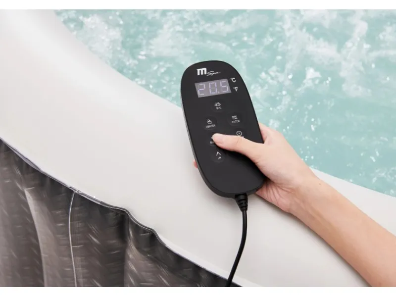 Mobiler Whirlpool OTTOMAN Rattan Design Ø 204 x 70 cm f. 6 Pers.* New