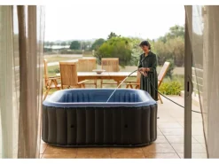 Mobiler Whirlpool Tekapo 158 cm x 158 cm x 68 cm 4 Personen Anthrazit* Online