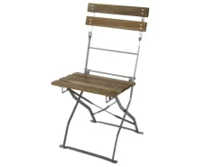 Mojawo Bierzeltgarnituren|Biergarten Klappstuhl Gartenstuhl AKAZIE STAHL pulverbeschichtet