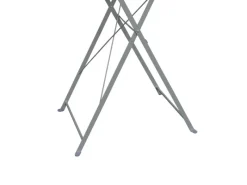 Mojawo Bierzeltgarnituren|Biergarten Tisch Klapptisch Stehtisch klappbar Akazie Stahl Ø80 cm