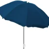 Mojawo Sonnenschirme|Strandschirm Sonnenschirm Strand Schirm Sonnenschutz Gartenschirm Sonnenschutz Knickbar Polyester Dunkelblau Ø1,80m