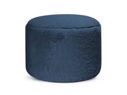 mokebo Sitzkissen|Pouf aus Kunstfell Der Flauschige Fußhocker oder Sitzpouf aus Faux fur in