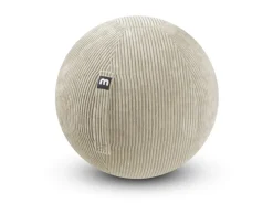 mokebo Fitnessgeräte|Stoff Sitzball Büro Ergonomisch Der Sportliche Sitzball mit Pumpe oder Pezziball mit Cordbezug in