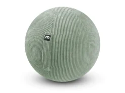 mokebo Fitnessgeräte|Stoff Sitzball Büro Ergonomisch Der Sportliche Sitzball mit Pumpe oder Pezziball mit Cordbezug in