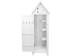 Gartenschrank aus Holz Weiß*Monstershop Hot