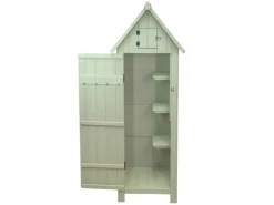 Monstershop Gartenschränke|Gartenschrank aus Holz Grün