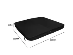 Monstershop Outdoor Whirlpools|2.2m Whirlpool Abdeckung Schwarz