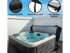 Monstershop Outdoor Whirlpools|2.2m Whirlpool Abdeckung Schwarz