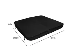 2.1m Whirlpool Abdeckung Schwarz*Monstershop New