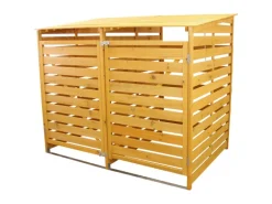 Mülltonnenverkleidung Mülltonnenbox für 2 Tonnen*Monstershop Outlet