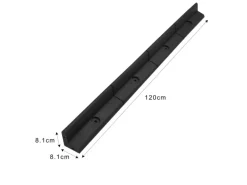 Monstershop Weitere Gartenhelfer|Rasenkante Beeteinfassung Schwarz 4 Stück