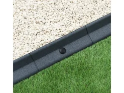 Monstershop Weitere Gartenhelfer|Rasenkante Beeteinfassung Schwarz 12 Stück