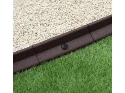 Monstershop Weitere Gartenhelfer|Rasenkante Beeteinfassung Schwarz 8 Stück