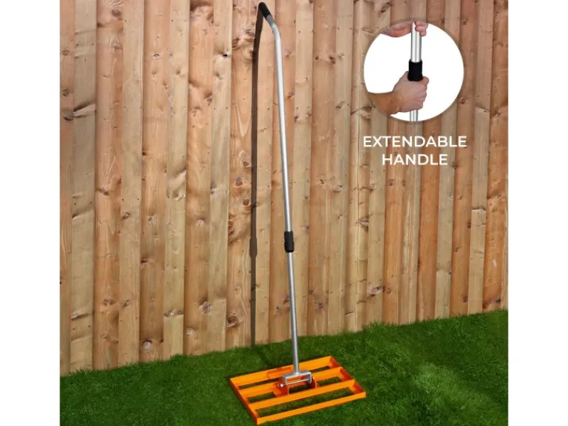 Monstershop Gartenhandgeräte|Rasenrakel 50cm Orange