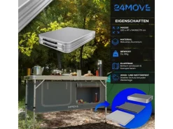 Campingküche Outdoorküche mit Arbeitsplatte Klappbar*24Move Online