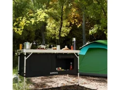 24Move Campingzubehör|Campingküche Praia Faltbar Alu Arbeitsplatte Tragetasche