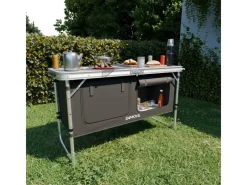 24Move Campingzubehör|Campingküche Praia Faltbar Alu Arbeitsplatte Tragetasche