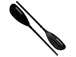 Doppelpaddel Aluminium Paddel Stand-Up Paddling Kajak 220CM Verstellbar Schwarz*24Move Clearance
