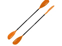 24Move Wassersport|Bootssport|Doppelpaddel Aluminium Paddel Stand-Up Paddling Kajak 220CM Verstellbar Koralle