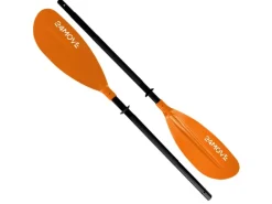 24Move Wassersport|Bootssport|Doppelpaddel Aluminium Paddel Stand-Up Paddling Kajak 220CM Verstellbar Koralle