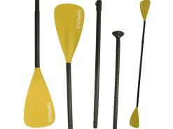 24Move Wassersport|Paddel Doppelpaddel 2in1 - SUP Stand Up Board- Kajak - Aluminium 230cm - Orange