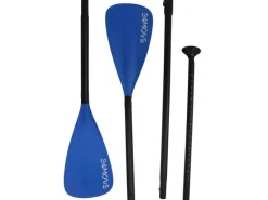 Paddel Doppelpaddel 2in1 - SUP Stand Up Board- Kajak - Aluminium 230cm - Blau*24Move Discount