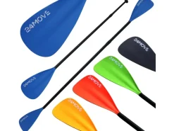 Paddel Doppelpaddel 2in1 - SUP Stand Up Board- Kajak - Aluminium 230cm - Blau*24Move Discount