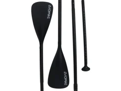 Paddel Doppelpaddel 2in1 - SUP Stand Up Board- Kajak - Aluminium 230cm - Schwarz*24Move Online