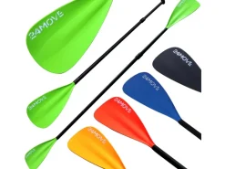 Paddel Doppelpaddel 2in1 - SUP Stand Up Board- Kajak - Aluminium 230cm - Grün*24Move