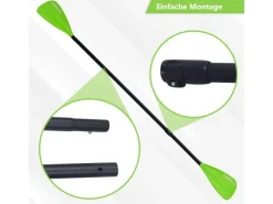 Paddel Doppelpaddel 2in1 - SUP Stand Up Board- Kajak - Aluminium 230cm - Grün*24Move