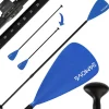 24Move Wassersport|Paddel Einzelpaddel - SUP Stand Up Board Stechpaddel - Aluminium 210cm - Blau