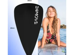 24Move Wassersport|Paddel Einzelpaddel - SUP Stand Up Board Stechpaddel - Aluminium 210cm - Schwarz