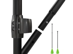 Paddel Einzelpaddel - SUP Stand Up Board Stechpaddel - Aluminium 210cm - Grün*24Move Sale