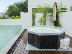 Outdoor Whirlpools|Mspa Frame Whirlpool mit Hydromassage Tuscany AirJet